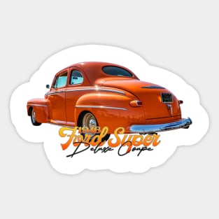 1946 Ford Super Deluxe Coupe Sticker